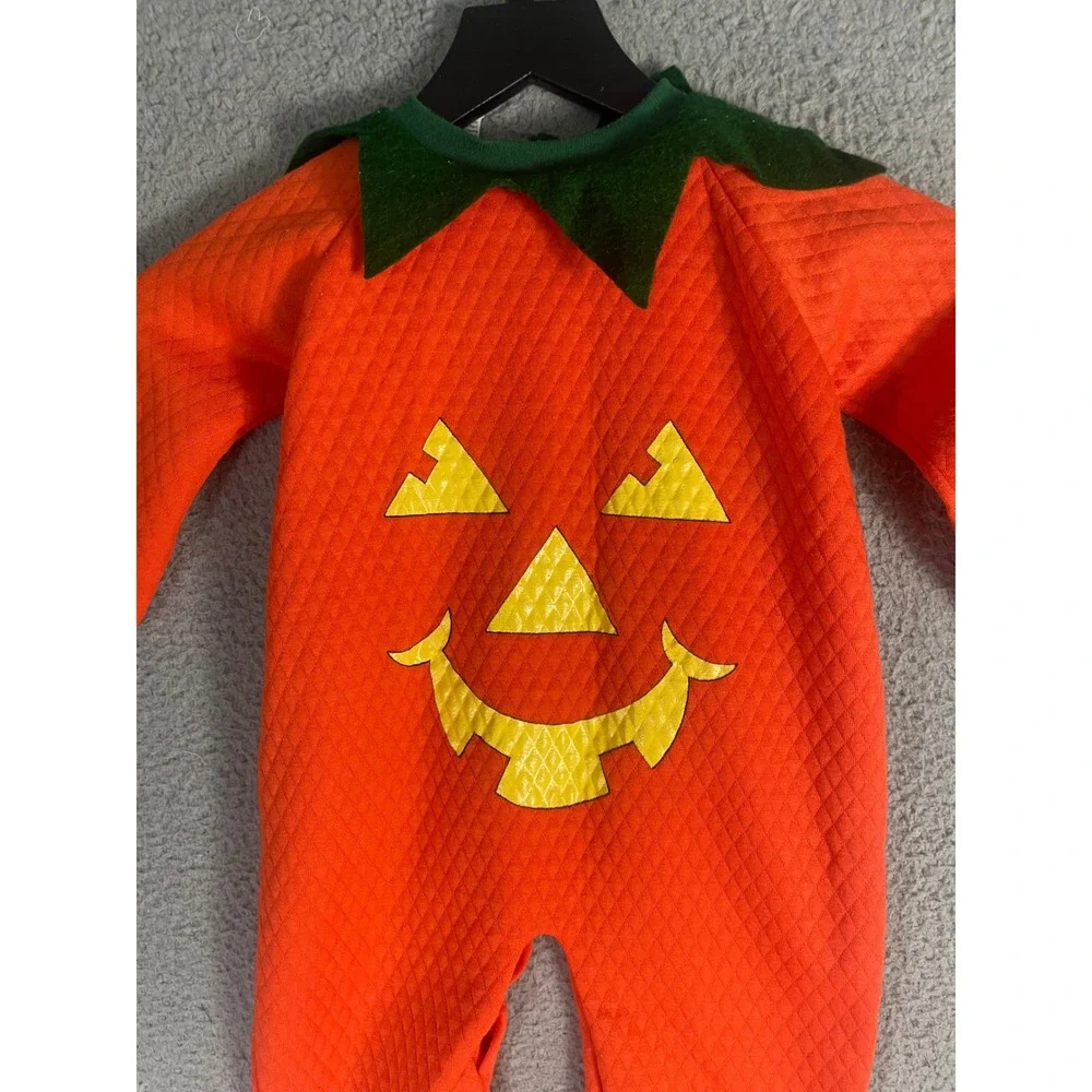 Vintage 1994 BabyGro Pumpkin Halloween Costume Infant USA Made 90s 12–18 Months